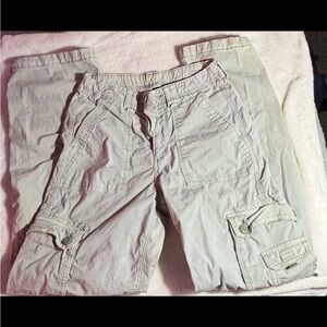 Light green, cargo pants from American eagle.